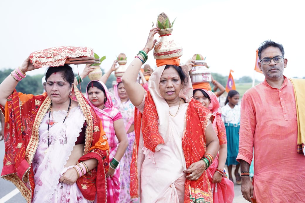 भव्य कलश यात्रा के साथ मंगलवार से आरंभ होगा 100108 पार्थिव शिवलिंग पूजन कार्यक्रम, 